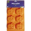 Online Gifi Moule à gâteau Halloween silicone orange 27x18xH3cm
