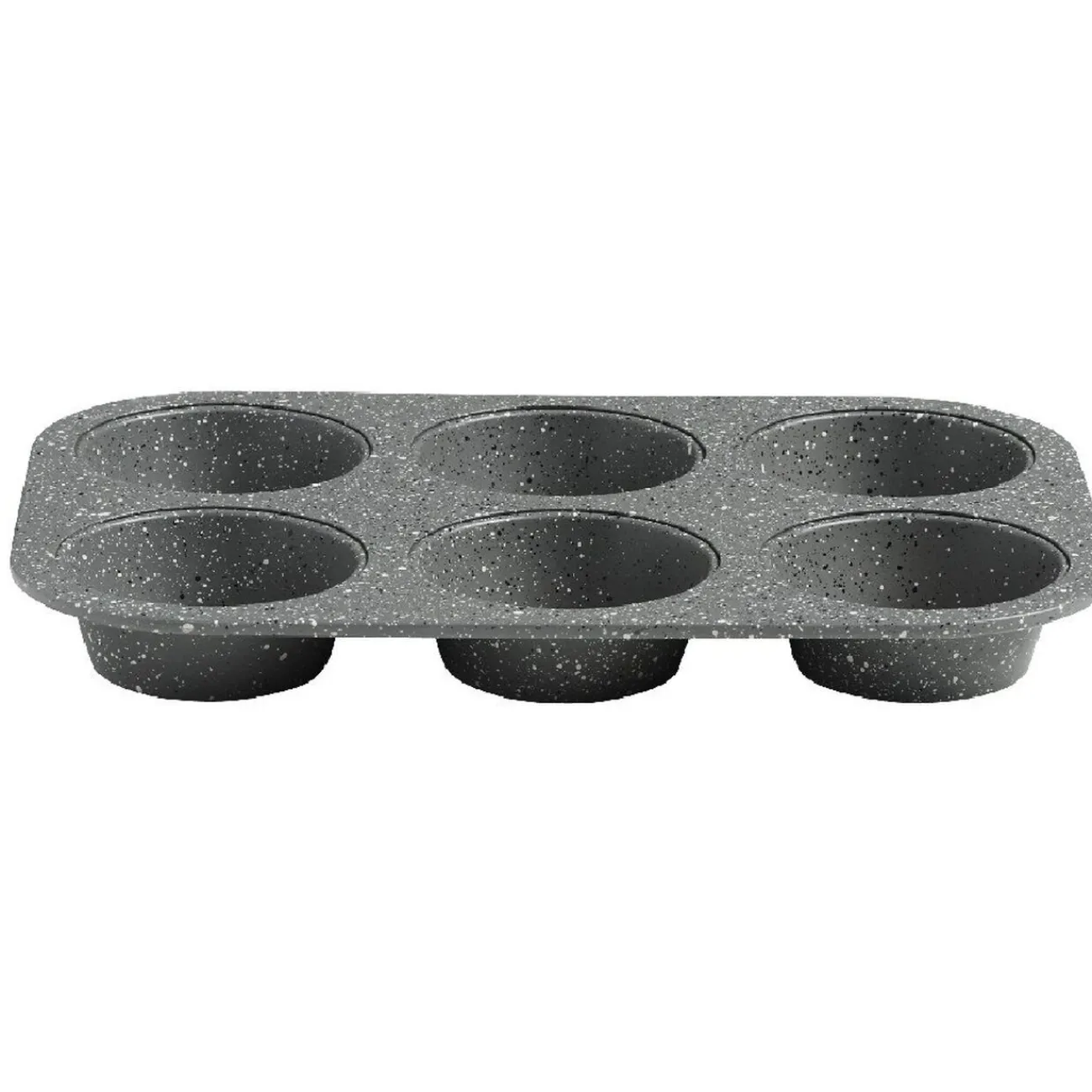 Hot Gifi Moule à muffins gris effet marbre