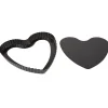 Best Gifi Moule à pâtisserie forme coeur avec fond amovible