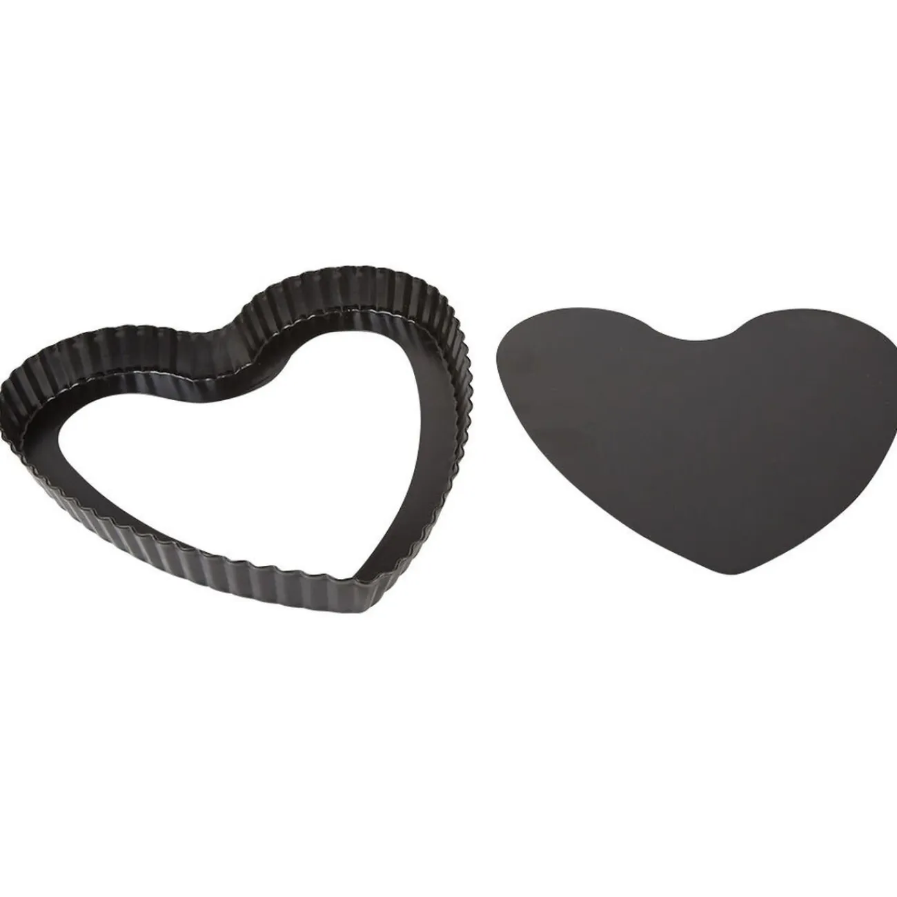Best Gifi Moule à pâtisserie forme coeur avec fond amovible