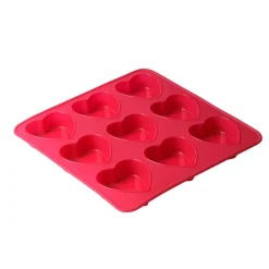 Online Gifi Moule silicone rose 9 coeurs