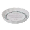 Hot Gifi Moule à tarte céramique blanc multicolore