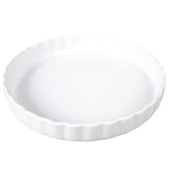 Outlet Gifi Moule à tarte en céramique blanc