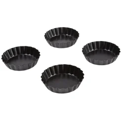 New Gifi Moule à tartelette avec fond amovible x4