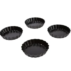 New Gifi Moule à tartelette avec fond amovible x4