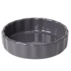New Gifi Moule à tartelette en céramique gris