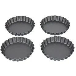 Sale Gifi Moule à tartelette revêtement antiadhésif Happy Hour x4