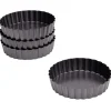 Outlet Gifi moule à tartelette x 4 fond amovible