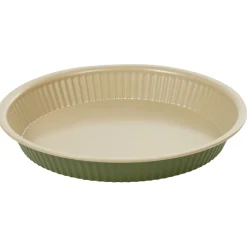 Hot Gifi Moule à tarte rond B-NAT beige et vert