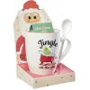 Sale Gifi Mug de Noël en céramique avec préparation chocolat