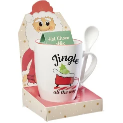 Sale Gifi Mug de Noël en céramique avec préparation chocolat