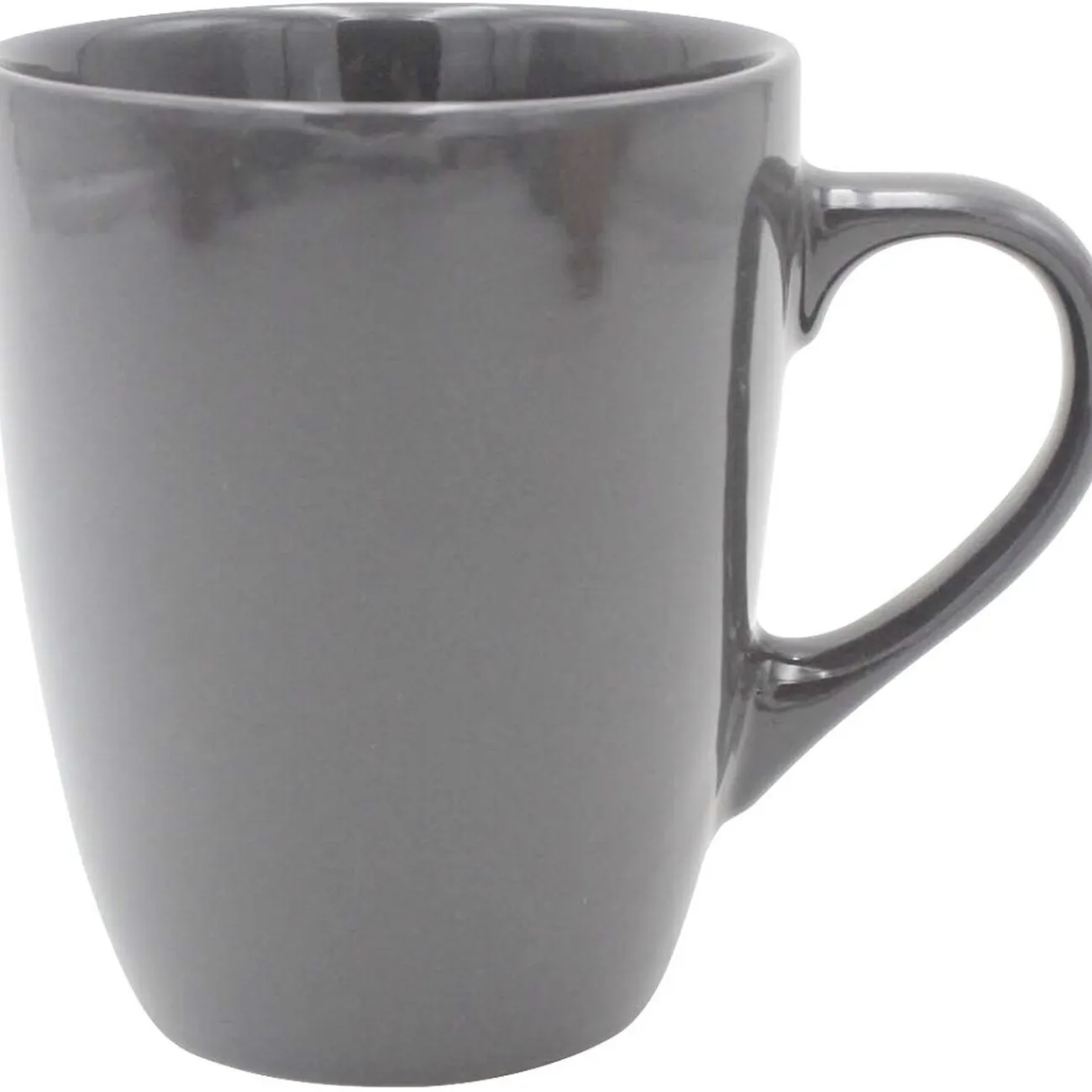 Sale Gifi Mug en faïence 31 cl uni gris brillant