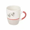 Sale Gifi Mug en porcelaine esprit campagne motif poule 33 cl