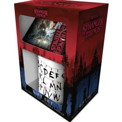 Sale Gifi Mug + sous-verre + porte clé Stranger Things