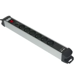 Gifi Accessoires Électriques^Multiprise parafoudre 6 prises et 2 usb noir