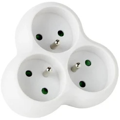 Gifi Accessoires Électriques^Multiprise triplite triangulaire 3x 16A