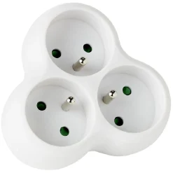 Gifi Accessoires Électriques^Multiprise triplite triangulaire 3x 16A