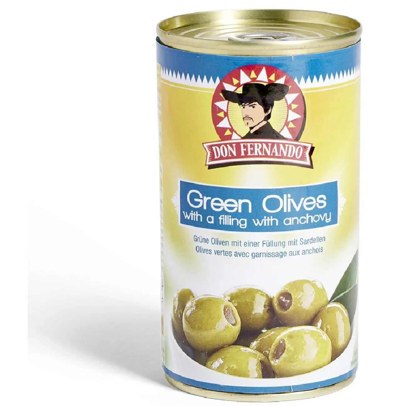 Sale Gifi Olives vertes aux anchois 350gr