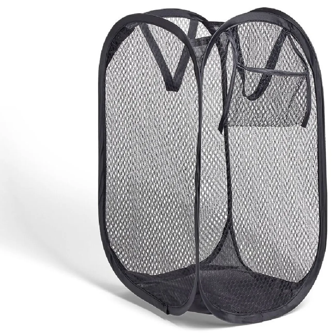 Gifi Entretien Du Linge|Panier à linge 20L pliable avec poignées 23,5x23,5x46,5cm