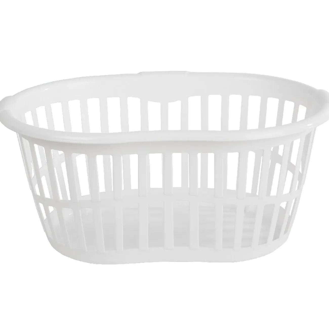 Gifi Entretien Du Linge|Panier à linge ovale blanc 30 L