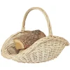 Gifi Chauffage^Panier porte bûche osier petit modèle