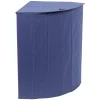 Gifi Entretien Du Linge|Panière à linge d'angle bleu 50 L