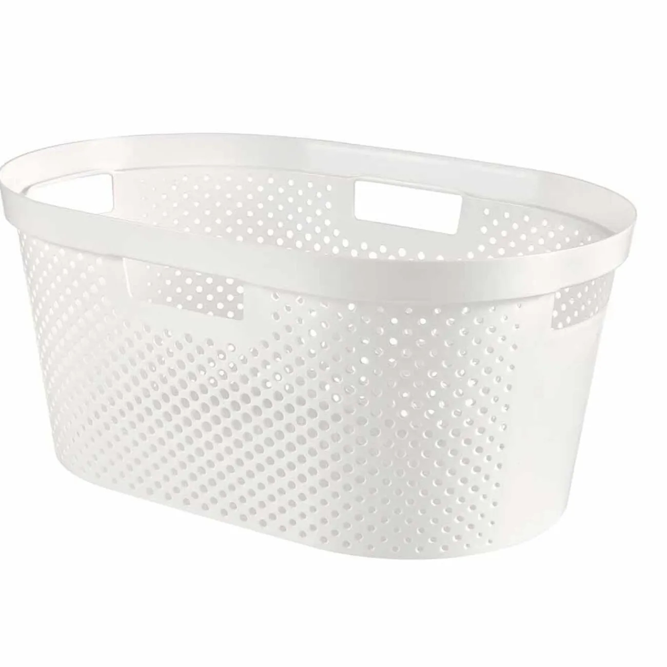 Gifi Entretien Du Linge|Panière à linge 40L blanc