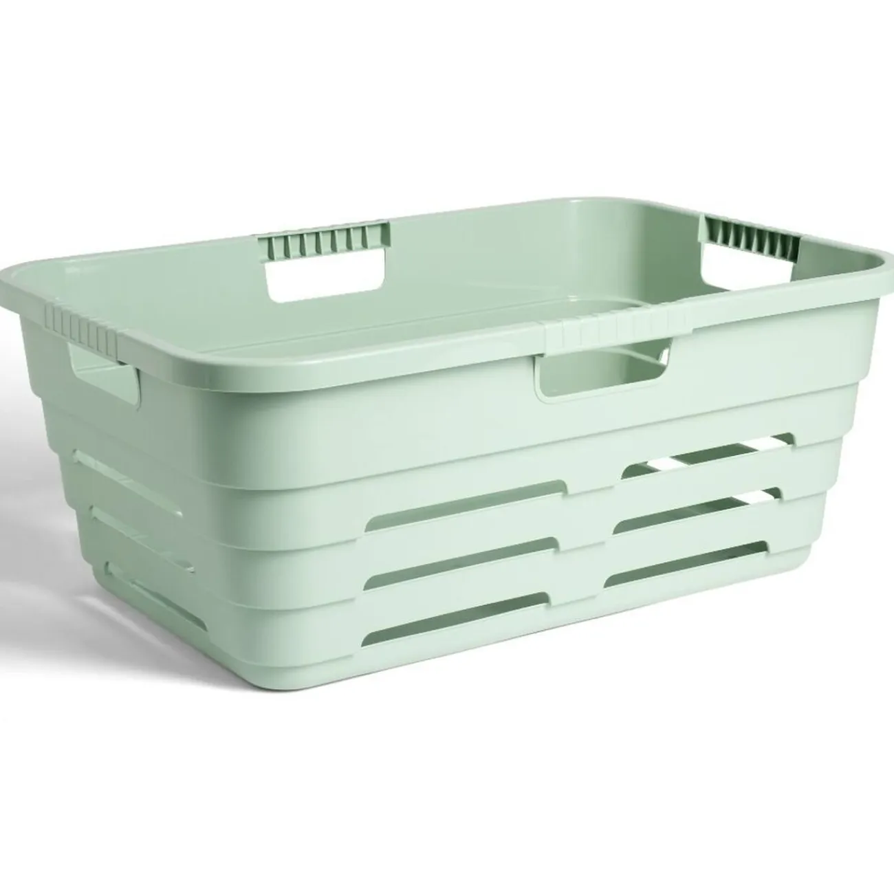 Gifi Entretien Du Linge|Panière à linge 32L plastique vert