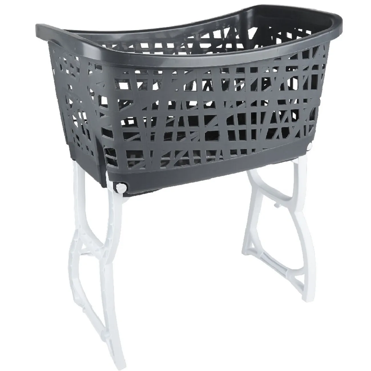 Gifi Entretien Du Linge|Panière à linge sur pieds et roulettes