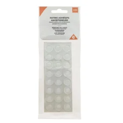Gifi Quincaillerie^Patin amortisseur transparent adhésif x24
