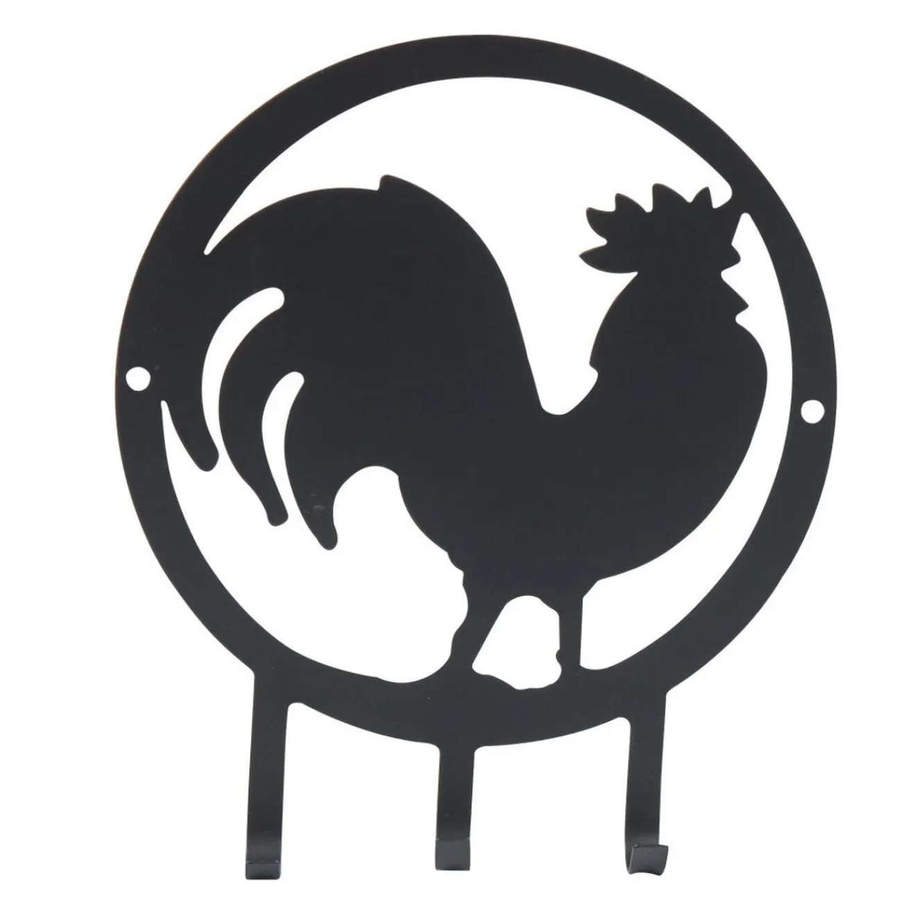Gifi Rangement|Patère en forme de poule noire
