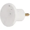 Gifi Rangement|Patère murale ronde imitation marbre blanc polyrésine Ø5cm