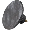 Gifi Rangement|Patère murale ronde imitation marbre noir polyrésine Ø8cm