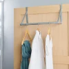 Gifi Rangement|Patère porte-cintres gris en métal