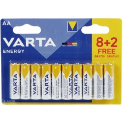 Gifi Pile^Pile AA/LR06 Energy x8 + 2 gratuites