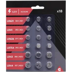Gifi Pile^Pile bouton x18 gris