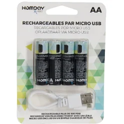 Gifi Pile^Pile rechargeable USB x4