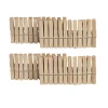 Gifi Entretien Du Linge|Pince à linge bambou naturel x48