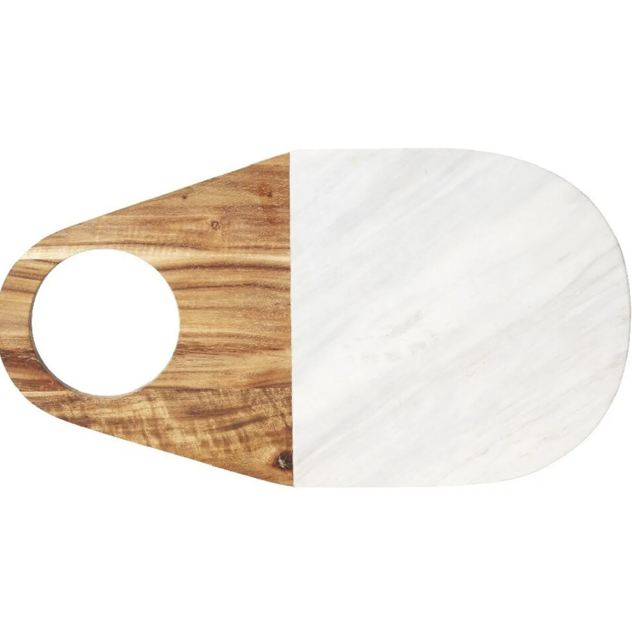Sale Gifi Planche à découper marbre et bois