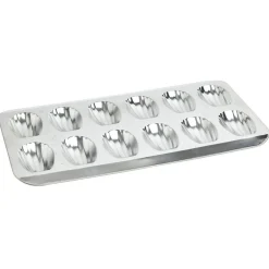 Best Gifi Plaque pour 12 madeleines en métal