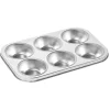 New Gifi Plaque pour 6 muffins en métal