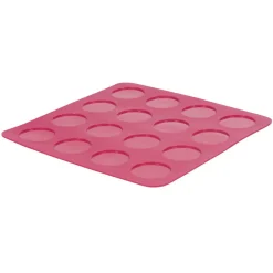 New Gifi Plaque silicone 16 macarons rose