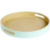 Sale Gifi Plateau bambou contour coloré 35x35xH5cm