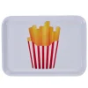 Sale Gifi Plateau blanc rectangulaire style fast food cornet de frites