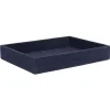 Sale Gifi Plateau décoratif en velours bleu