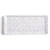 Sale Gifi Plateau de service rectangulaire mélaminé blanc motif feuillage doré 18x37,5cm