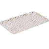 Sale Gifi Plateau rectangulaire mélamine blanc motif pois multicolores