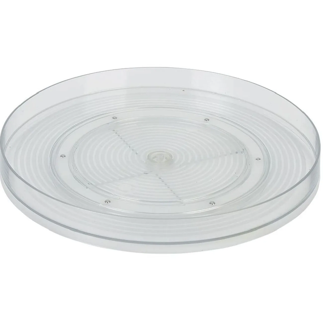 Sale Gifi Plateau rotatif en plastique transparent - Ø29,4xH4cm