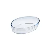 New Gifi Plat à four ovale verre transparent