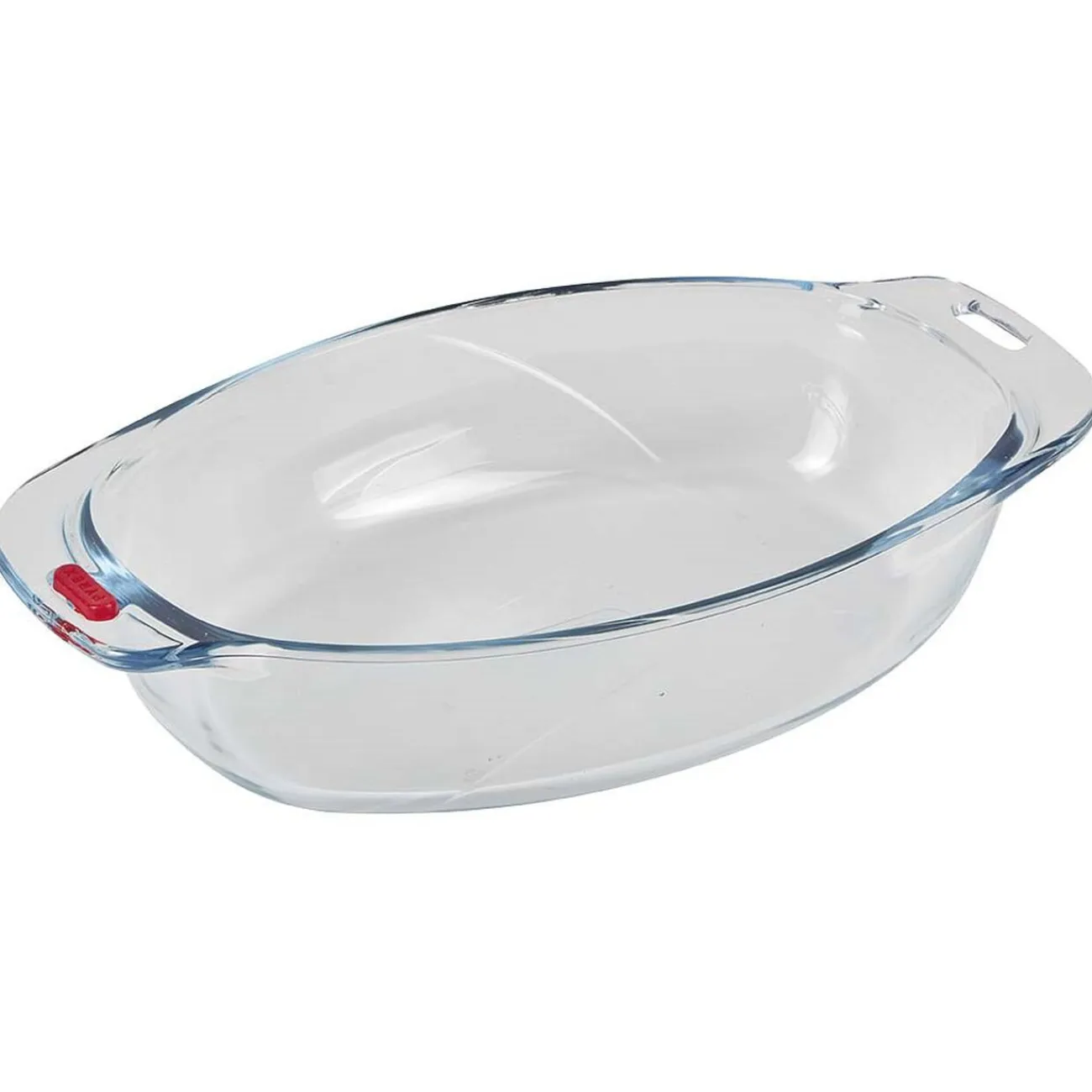 Hot Gifi Plat à four Pyrex ovale transparent 1,8L